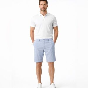 Brax Men’s Light Blue Flat Front Casual Shorts Size 36💛